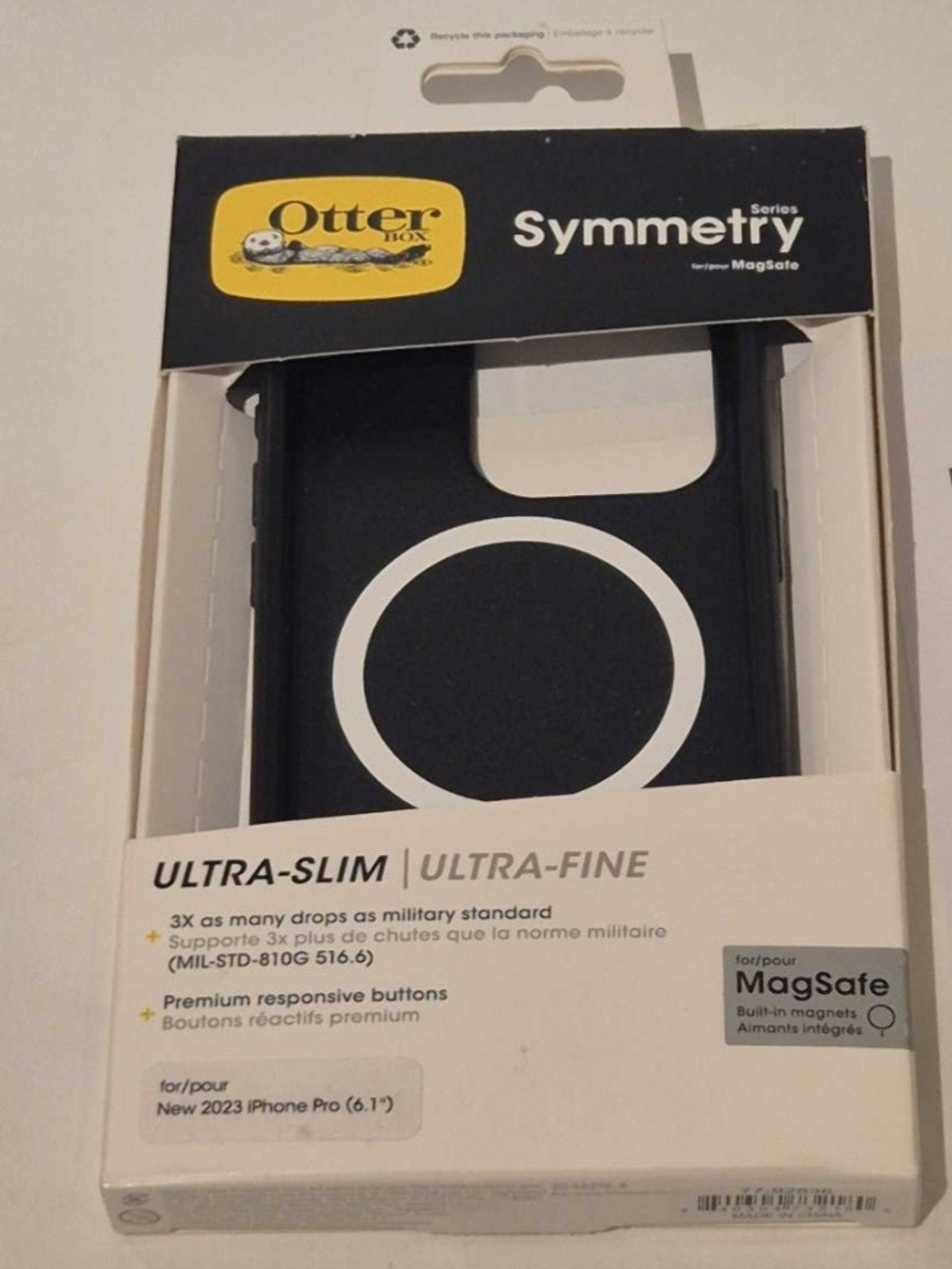 Iphone 15 Pro Max Black Symmetry Case MagSafe